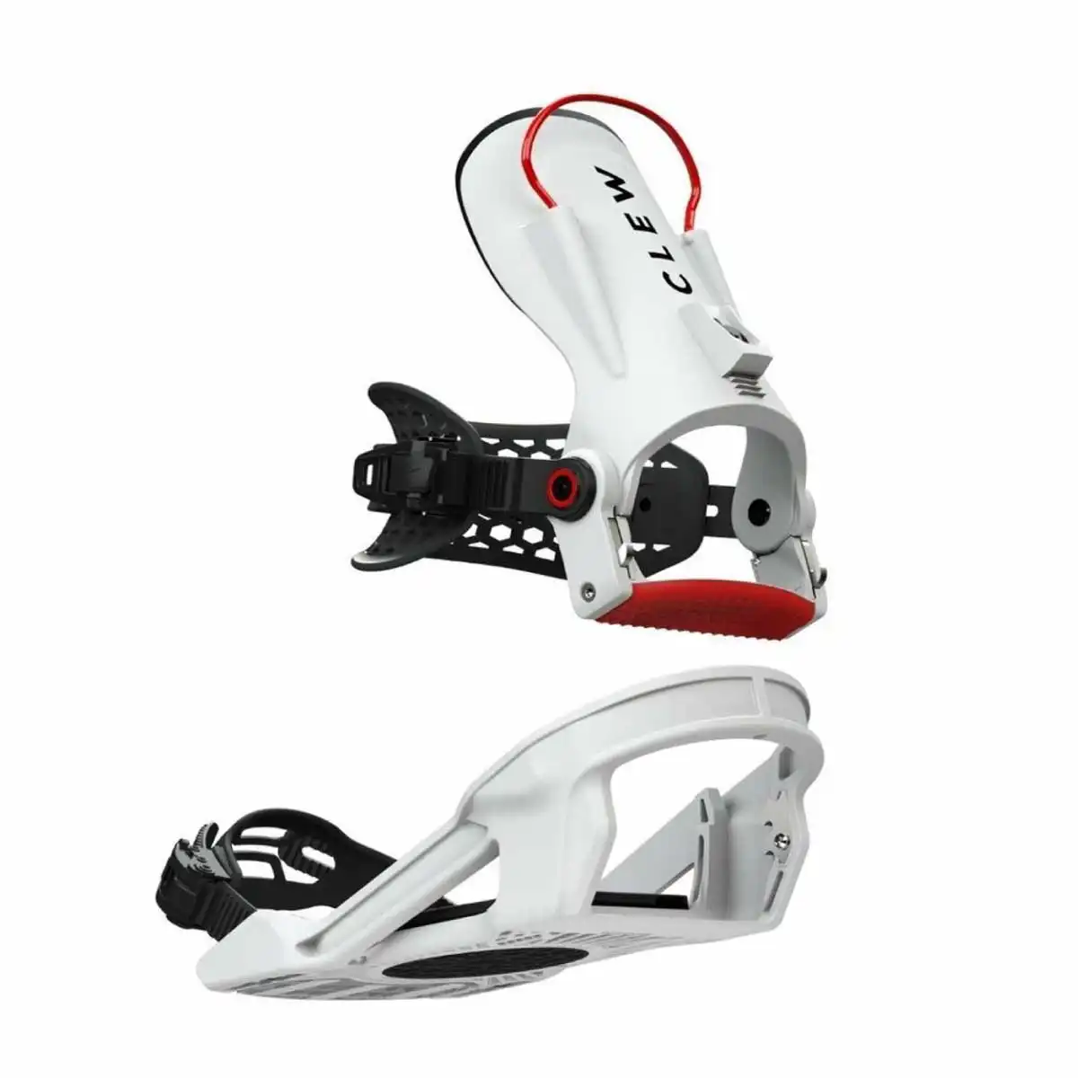 Konforlu Deneyim Sunan En İyi Snowboard Bağlamaları Clew Freedom 1.0 White Snowboard Bağlaması