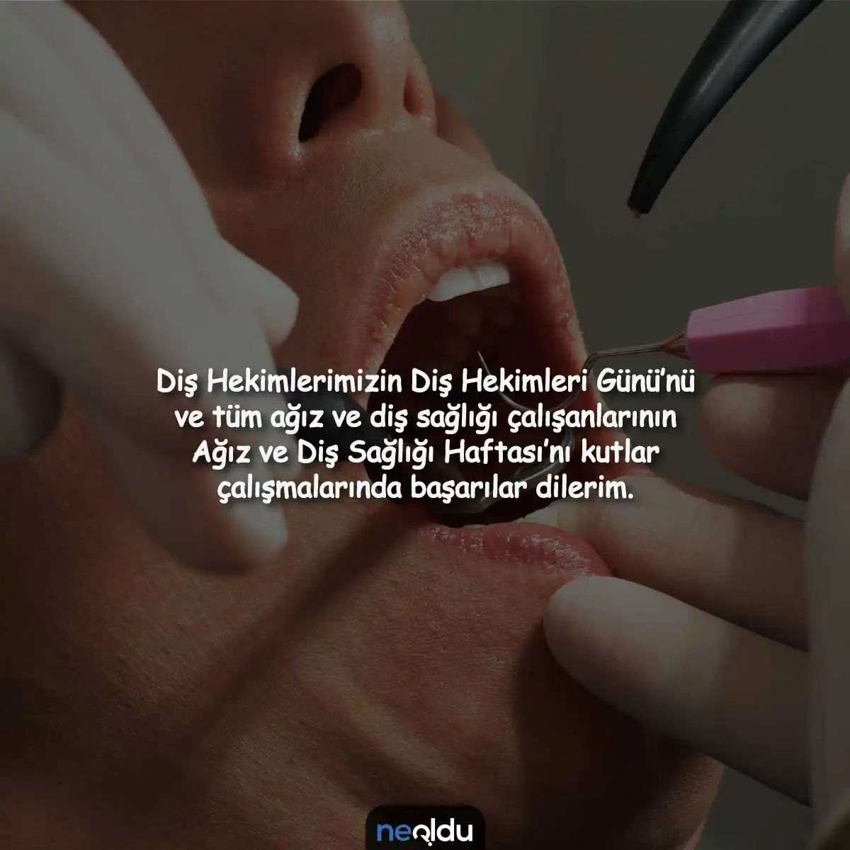 Diş hekimliği ile ilgili kutlama görseli