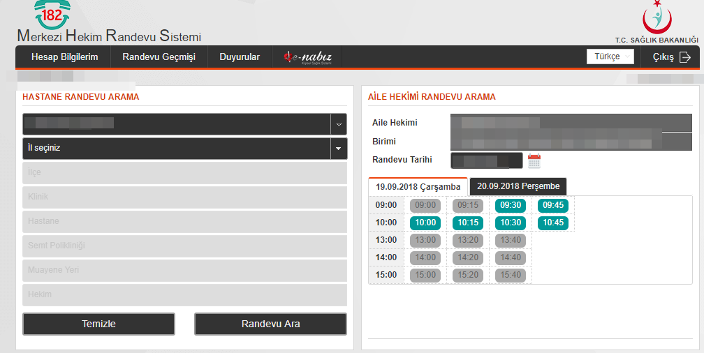 e devlet mhrs randevusu nasıl yapılır
