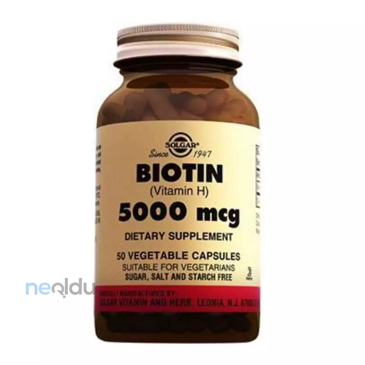 Solgar Biotin Vitamin Kapsül