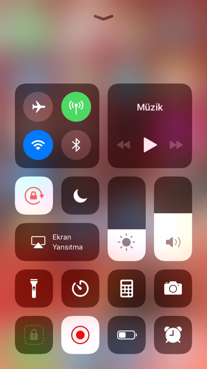 iphone ios11 ekran kaydetme