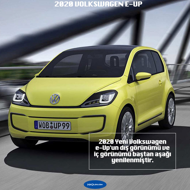 Elektrikli 2020 Yeni Volkswagen e-Up Özellikleri