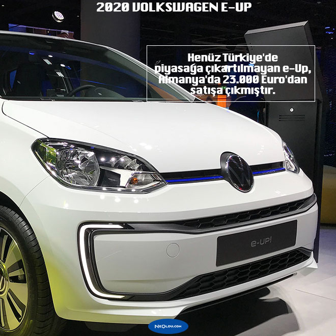 Elektrikli 2020 Yeni Volkswagen e-Up Özellikleri