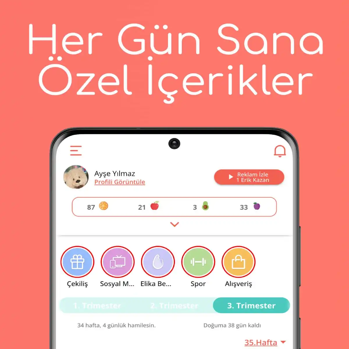 En İyi Gebelik Takip uygulamaları Elika Hamile Gebelik Hesaplama