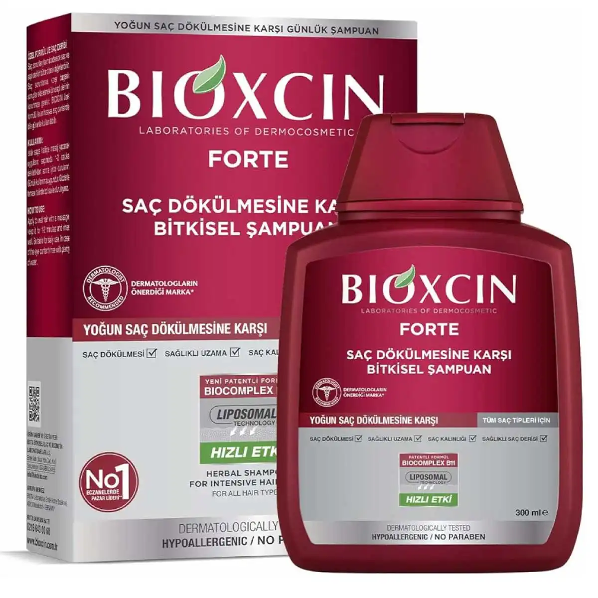 Bioxcin Forte Saç Dökülmesine Karşı Bitkisel Şampuan Bioxcin Forte Saç Dökülmesi Karşıtı Bitkisel Şampuan