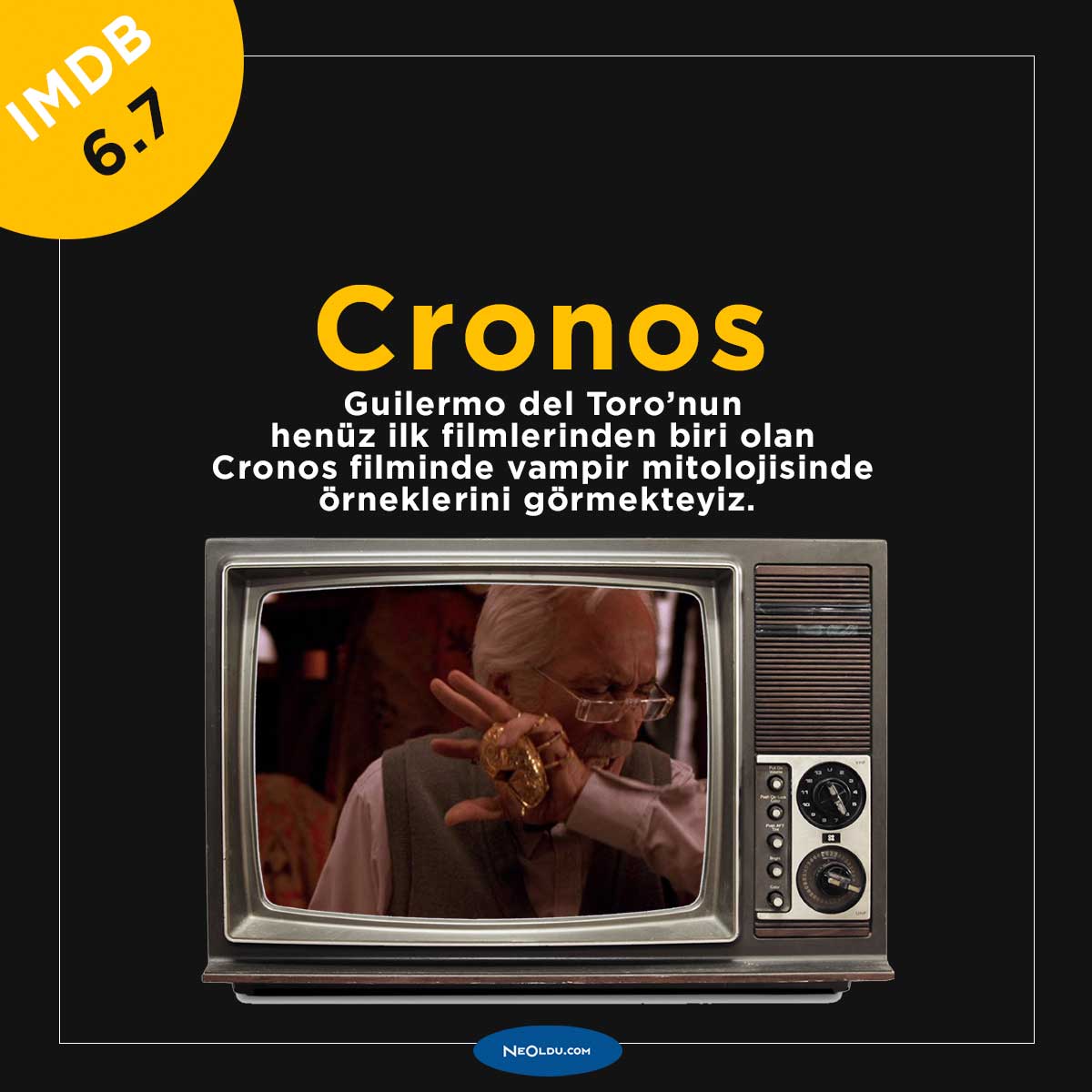 Cronos filmi, Guillermo del Toro’nun ilk uzun metrajı vampir mitolojisi