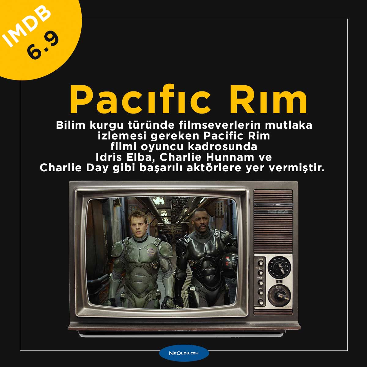 Pacific Rim filmi, dev robotlarla Kaiju adlı canavarların savaşı