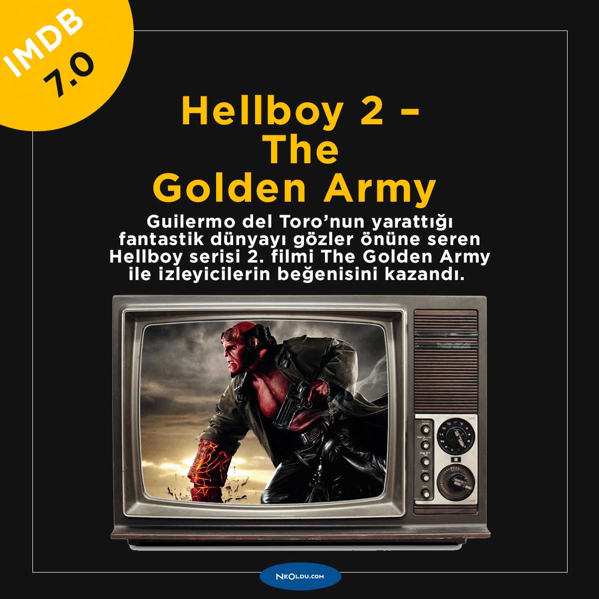 Hellboy 2: The Golden Army filmi, Ron Perlman başrolünde