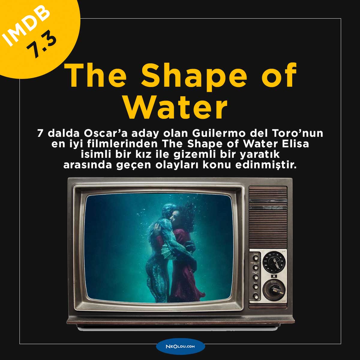The Shape of Water filmi, Oscar’lı Guillermo del Toro yapımı