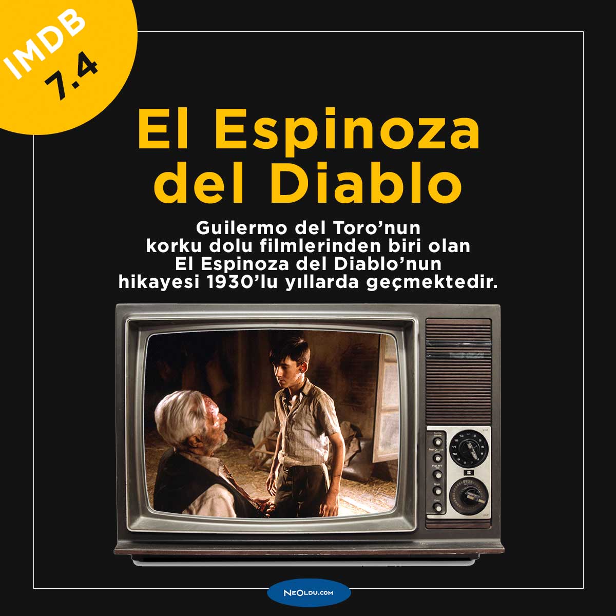 The Devil’s Backbone ya da El espinazo del diablo, İspanya iç savaşı dönemi korku filmi