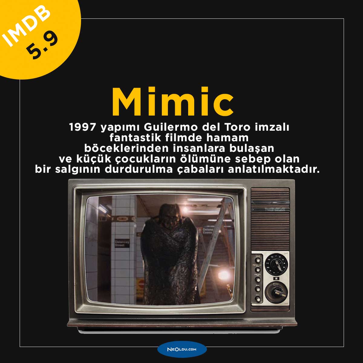 Mimic filmi, Guillermo del Toro’nun ilk dönem korku/bilim kurgu işi