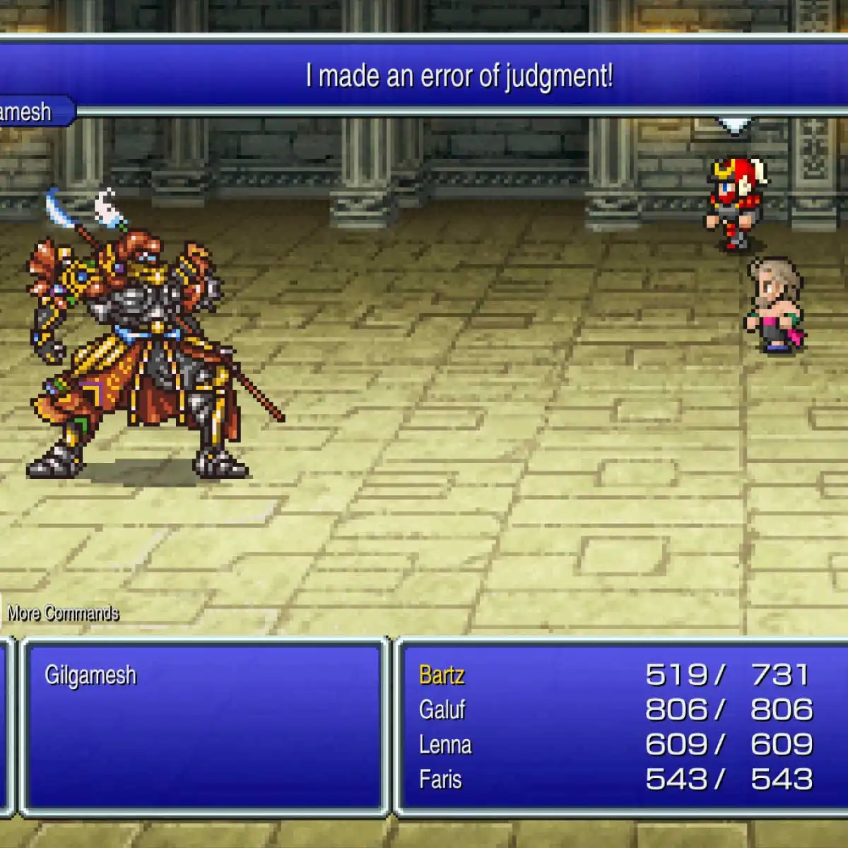 Efsaneleşmiş Retro Oyunlar Final Fantasy V