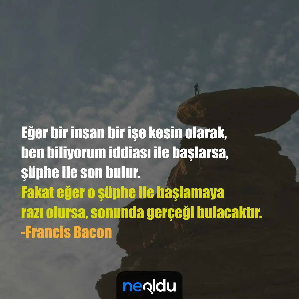 Francis Bacon Kısa Sözleri