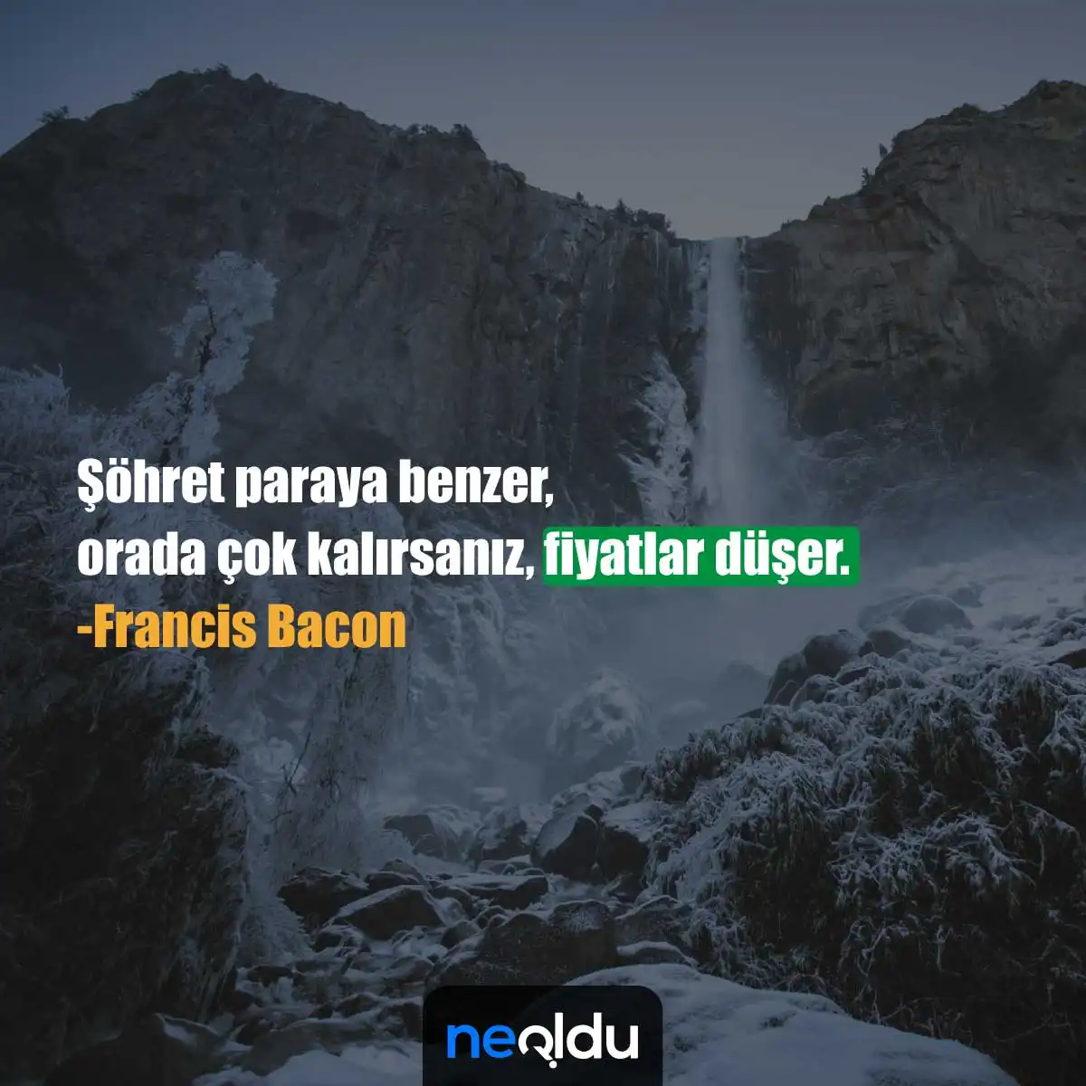 Francis Bacon Anlamlı Sözleri