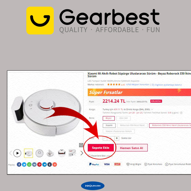 Gearbest Alışveriş