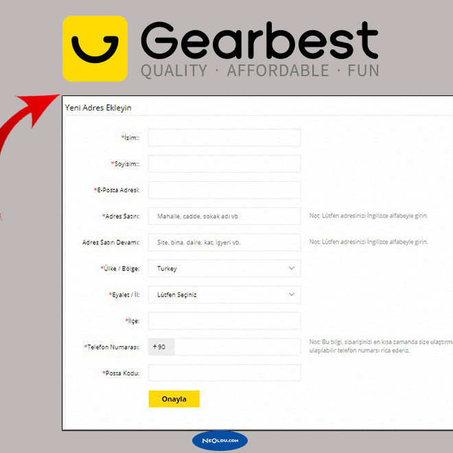 Gearbest Alışveriş
