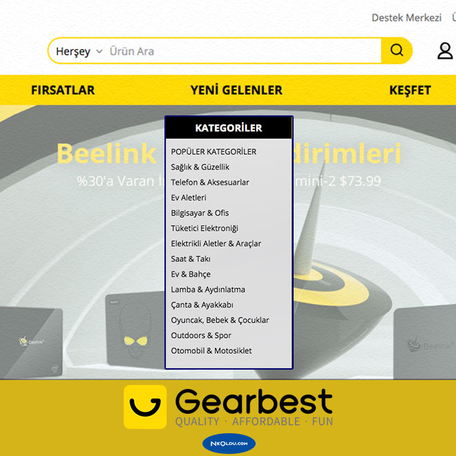 Gearbest Türkiye Alışveriş 