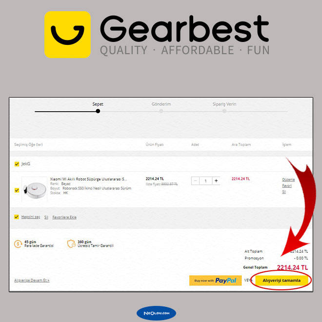 Gearbest Türkiye Alışveriş 