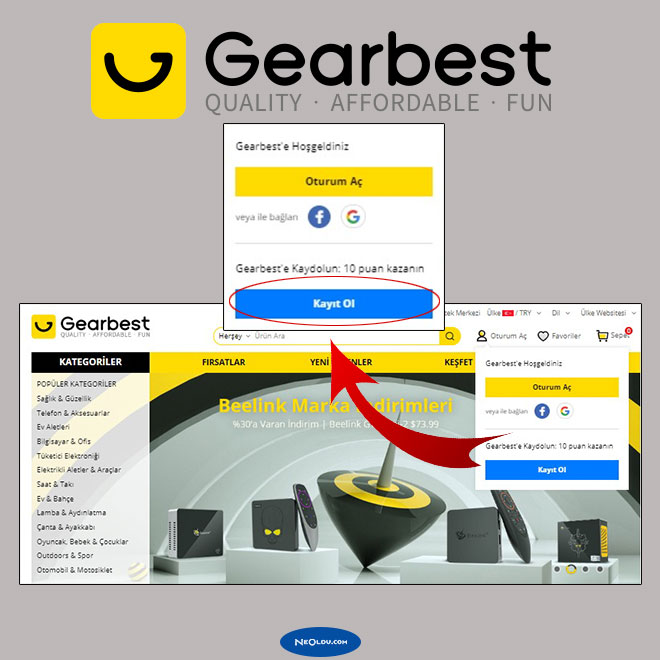 Gearbest Türkiye Alışveriş 