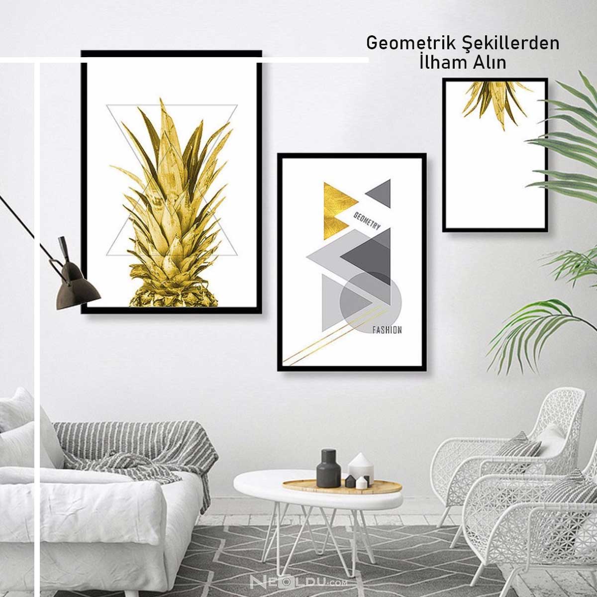 Dekorasyonda geometrik şekil kullanımı