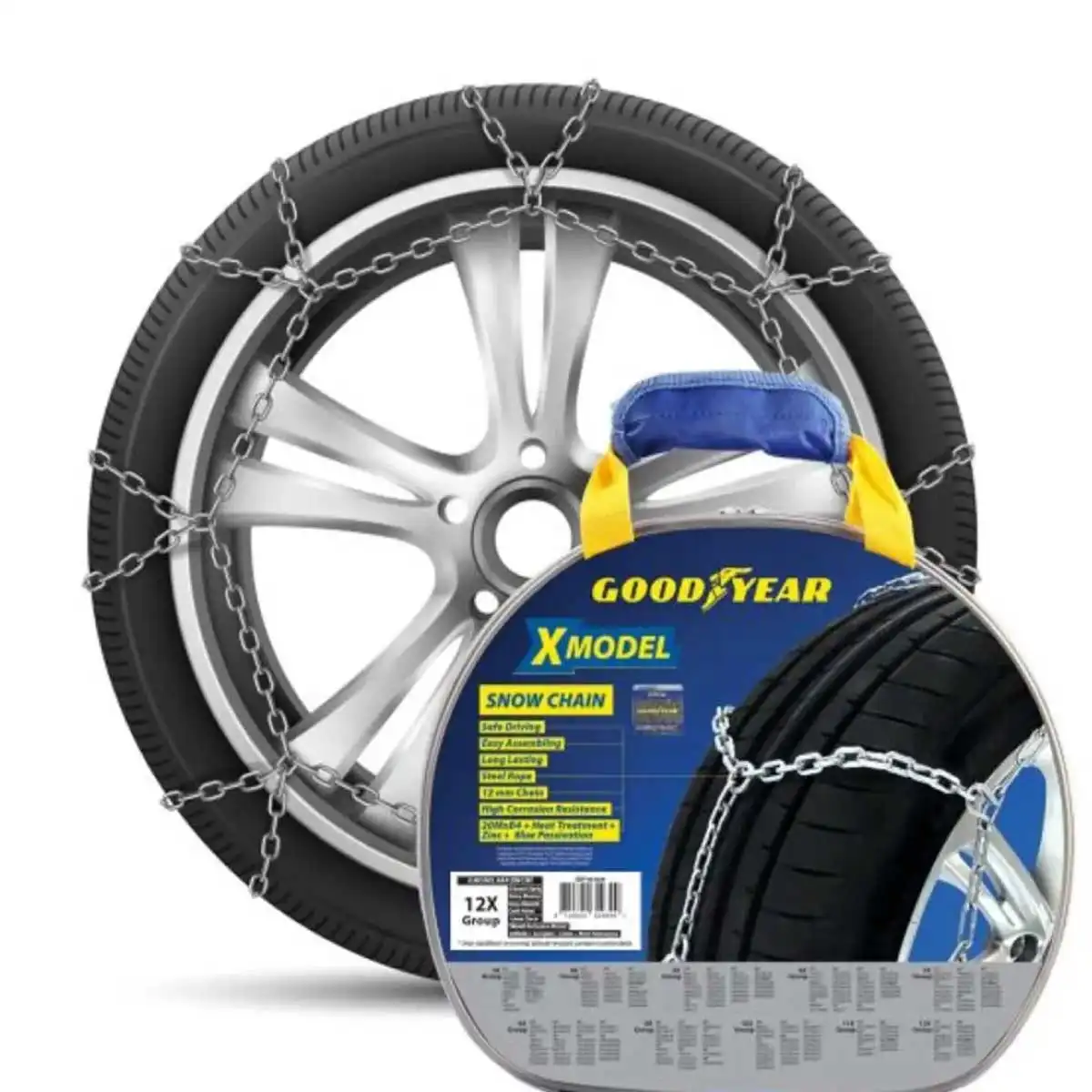 En İyi Kar Zinciri Tavsiyeleri Goodyear Ekstra Mukavemetli 11X3,20 mm Kar Zinciri