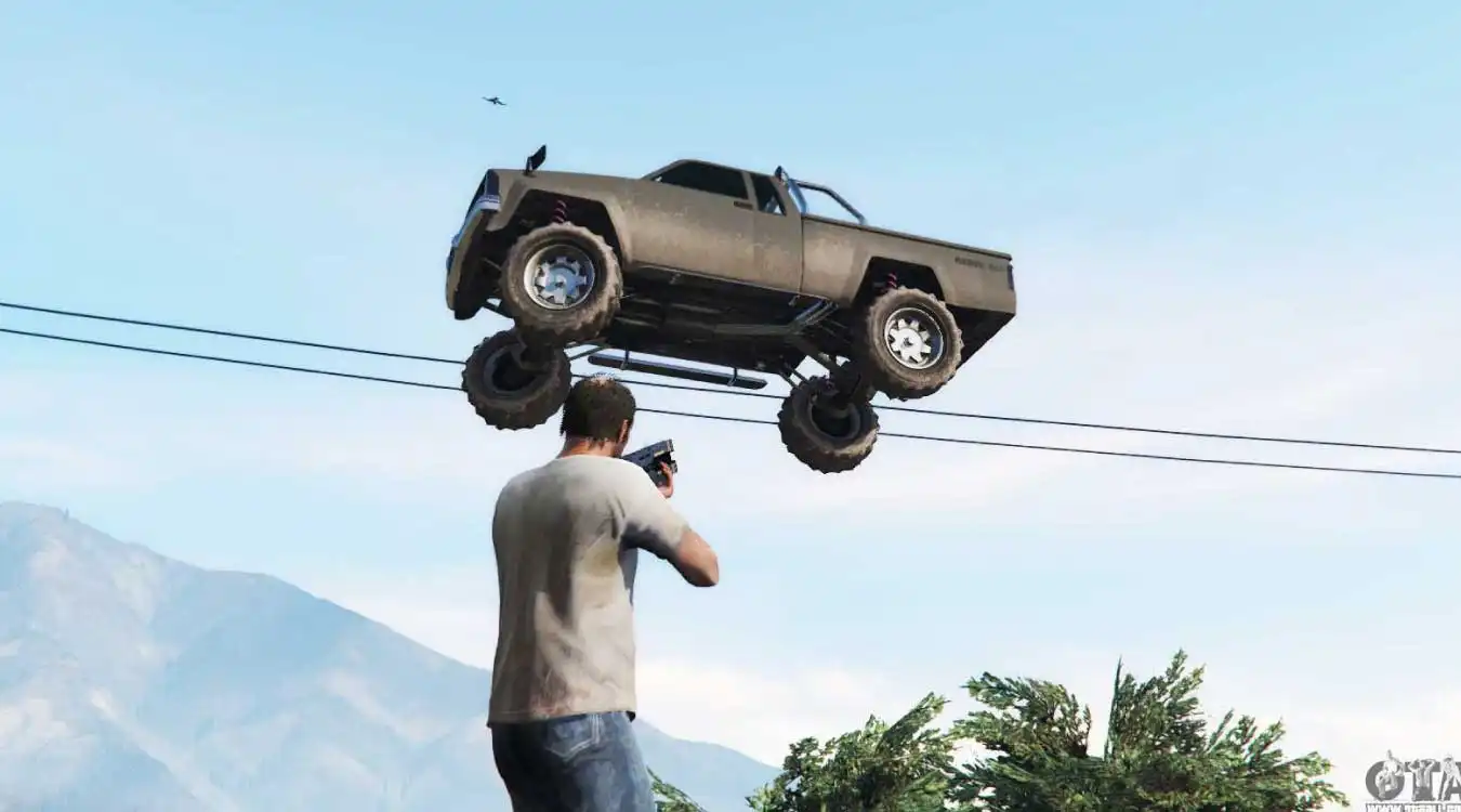 En İyi GTA 5 Modları Gravity Gun Modu