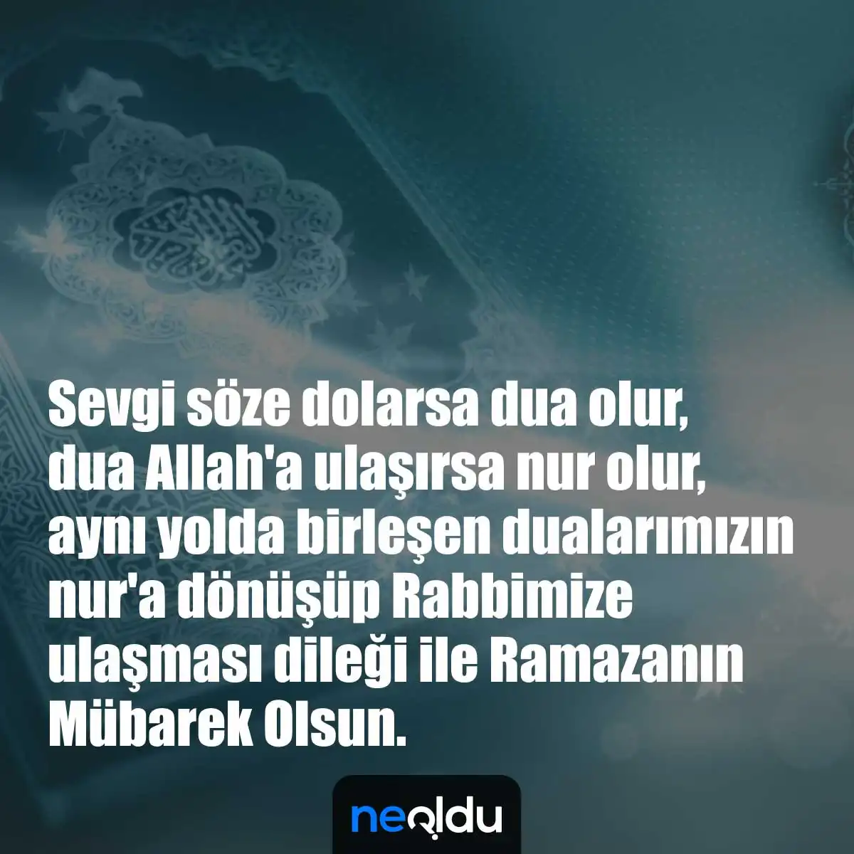 Ramazan ayında güzel ahlak mesajı