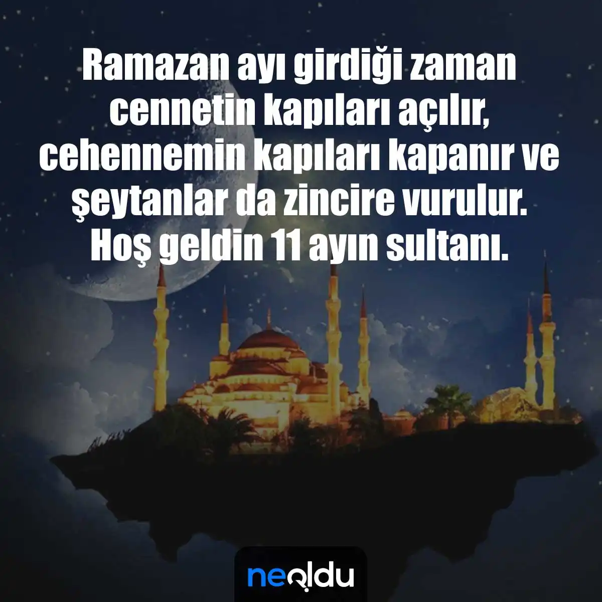 Ramazan ayı ve huzur dolu çiçek