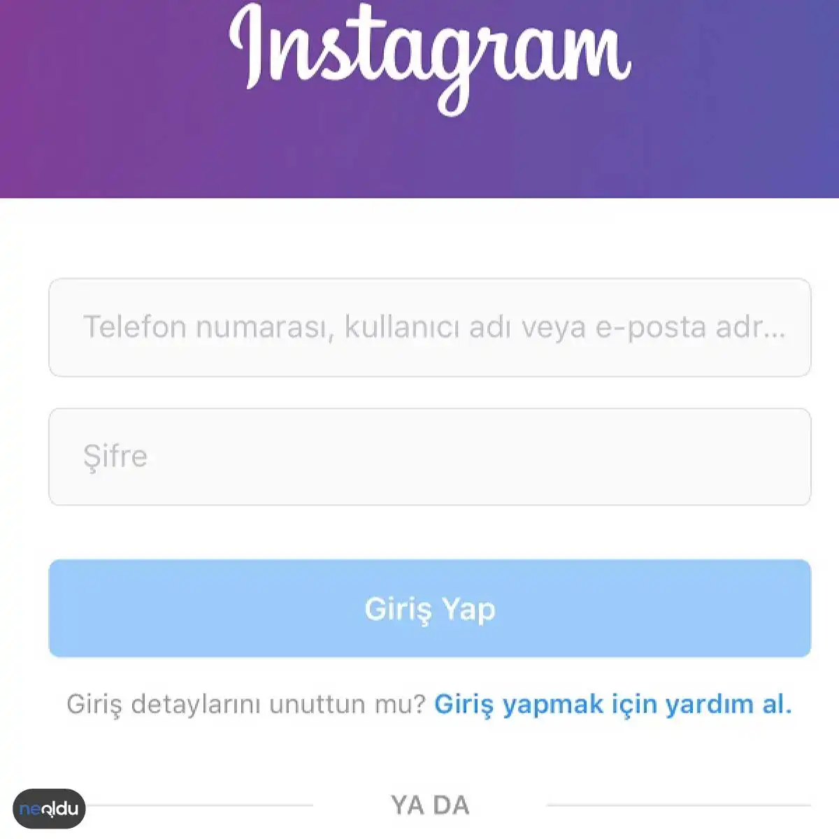 İnstagram Girişi Nasıl Yapılır?