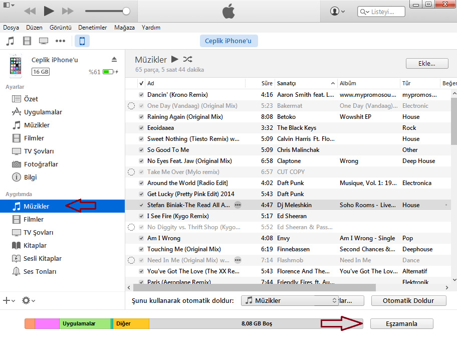 İphone Müzik Yükleme 3