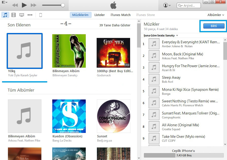 İphone Müzik Yükleme 6