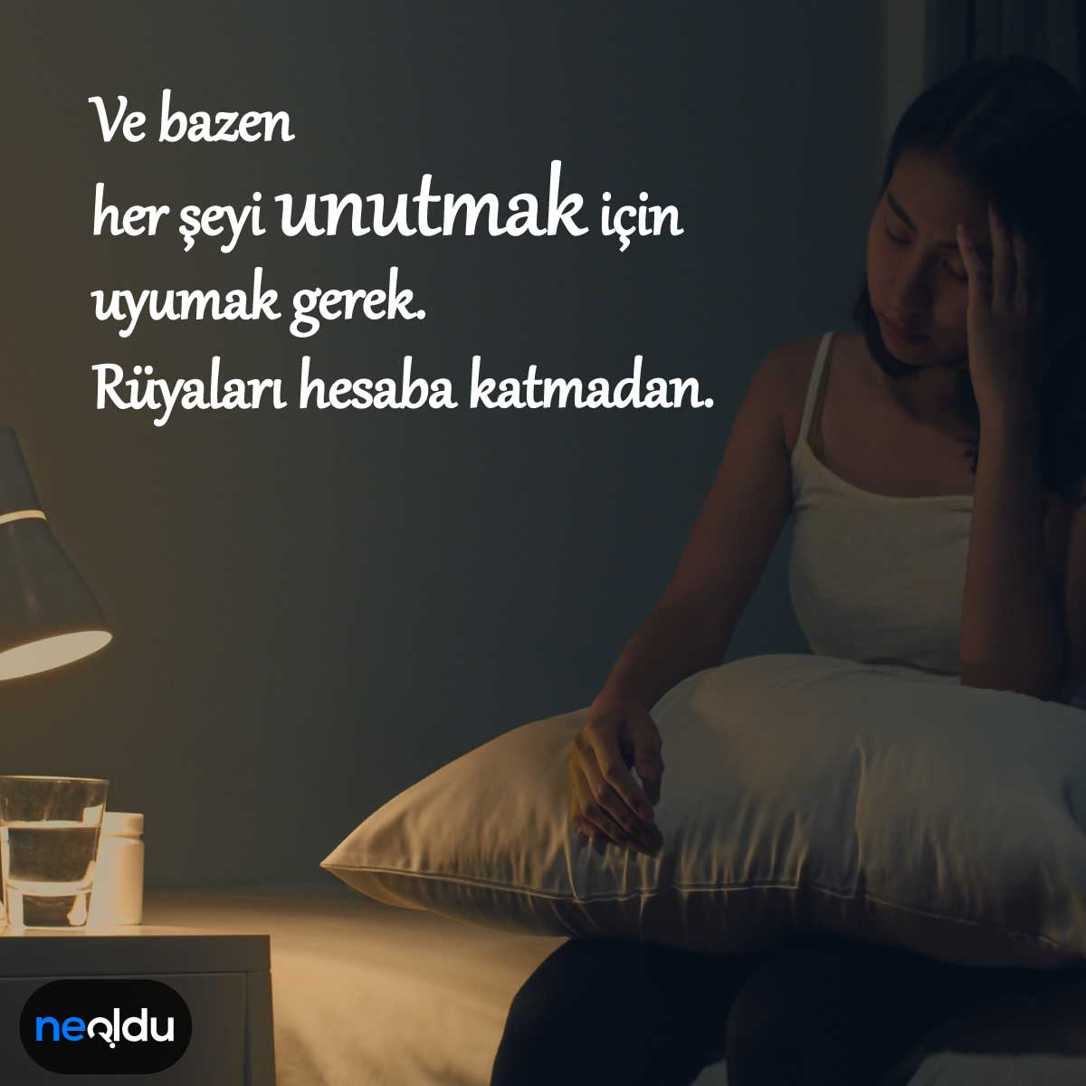 Arkadaşa iyi geceler sözü görseli