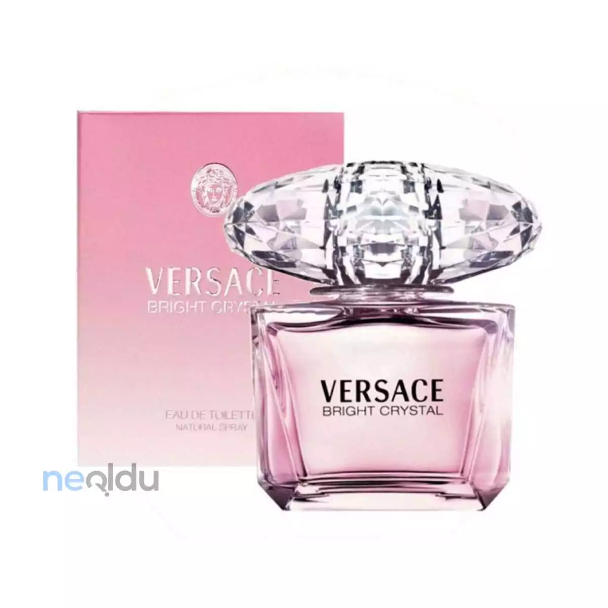 Versace Bright Crystal kadın yaz parfümü, nar ve şakayık notaları ile taze ve sofistike koku