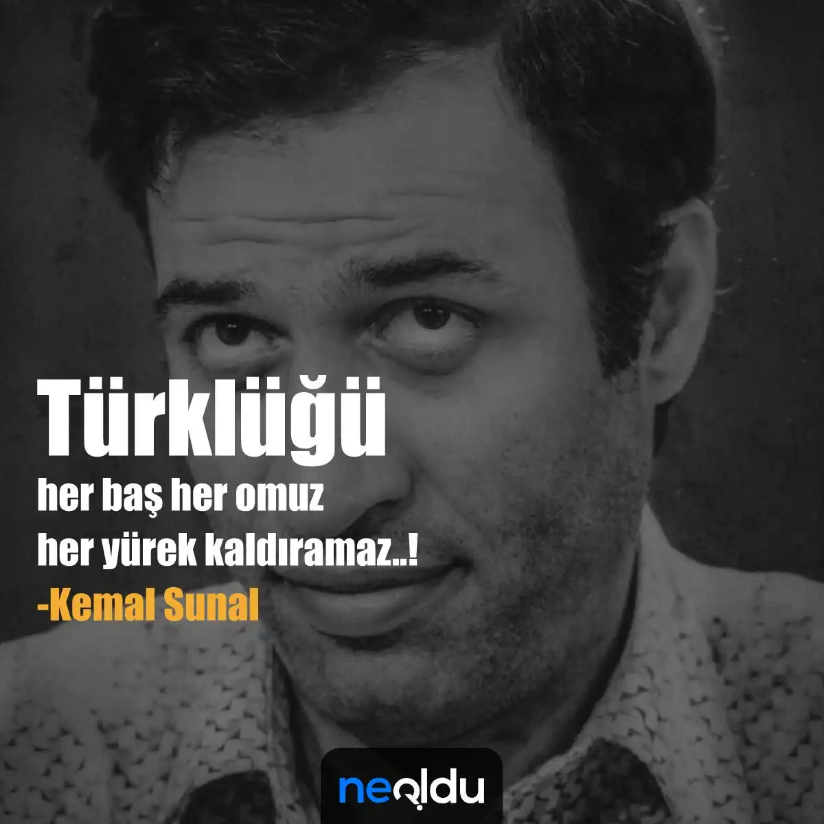 Kemal Sunal sahnelerinden kare