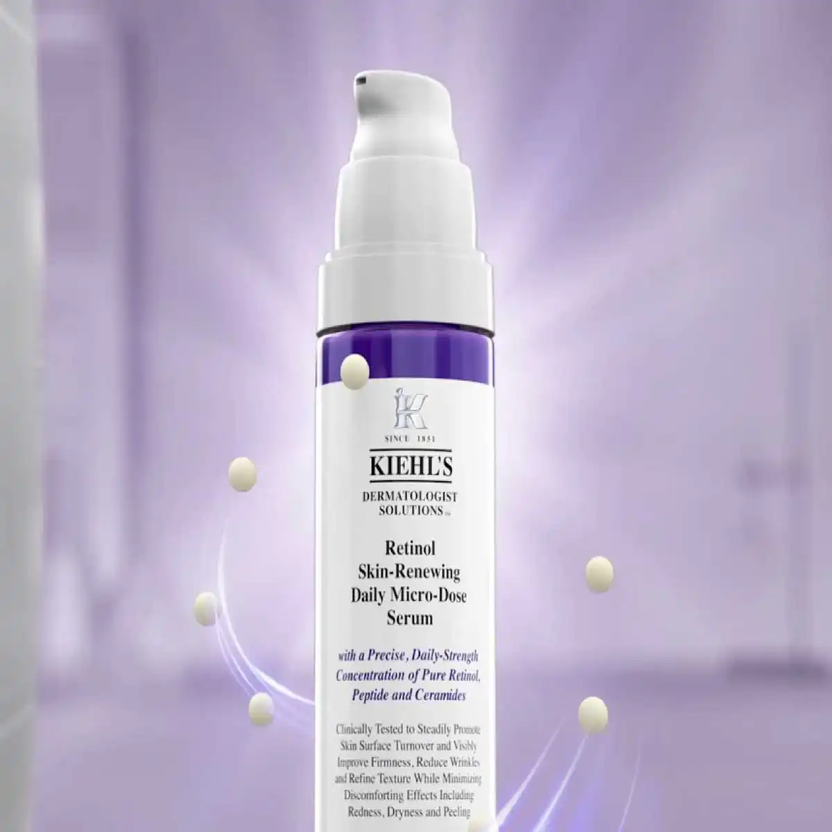 Gençlik İksiri Gibi İçerikleriyle En İyi Retinol Serumları Kiehl’s Dermatologist Solutions Micro-Dose Günlük Retinol Serumu 