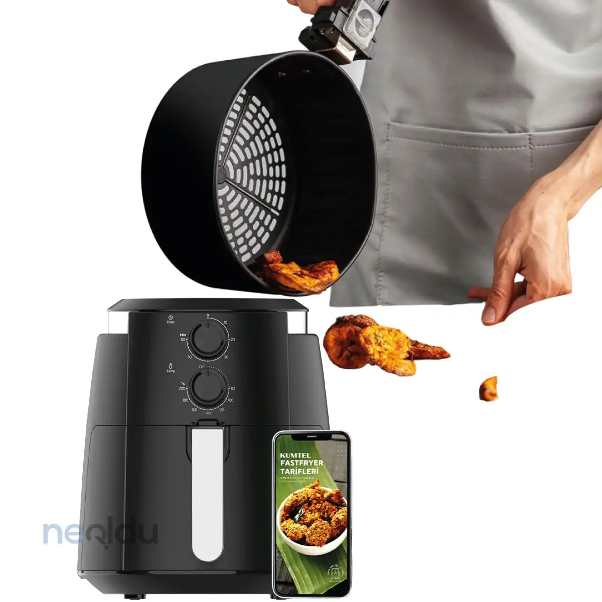 Kumtel Fastfryer Pişirme