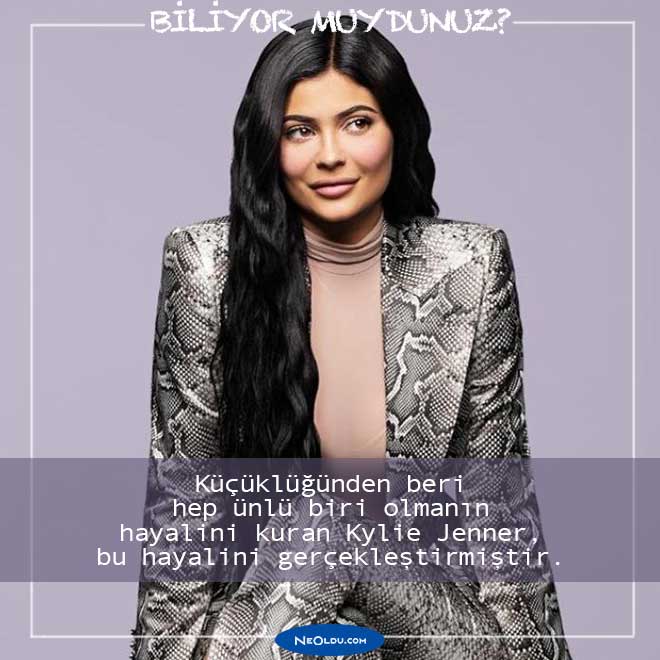 kylie jenner hakkında bilgi