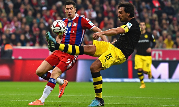 mats hummels borussia dortmund - bayern munih