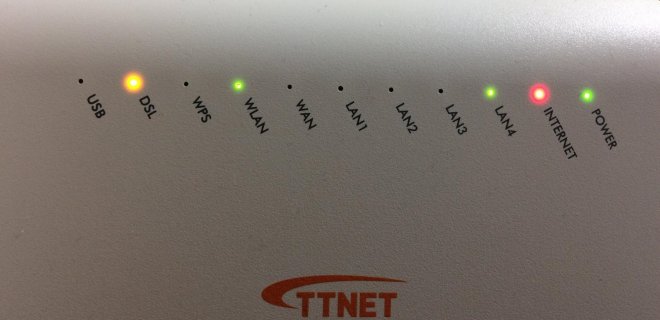 Modemin İnternet Işığı Kırmızı Yanıyor