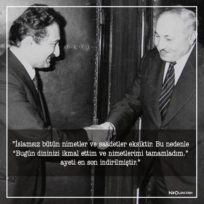 necmettin erbakan sözleri