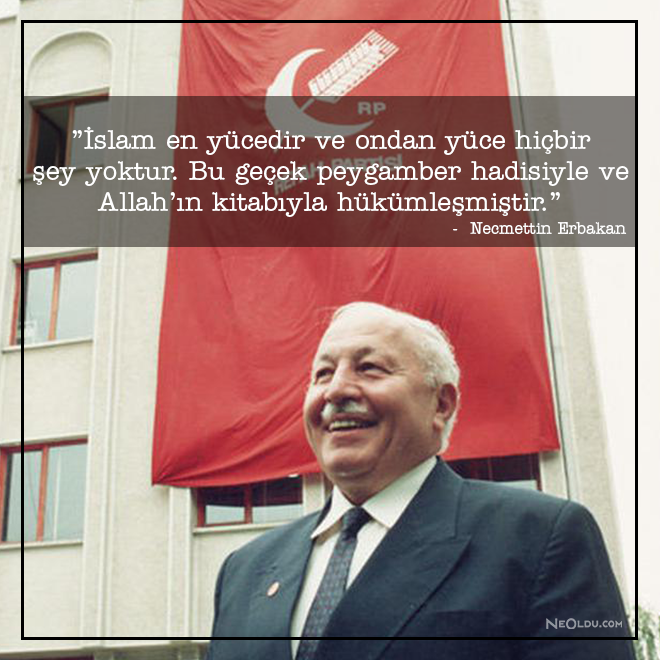 necmettin erbakan sözleri