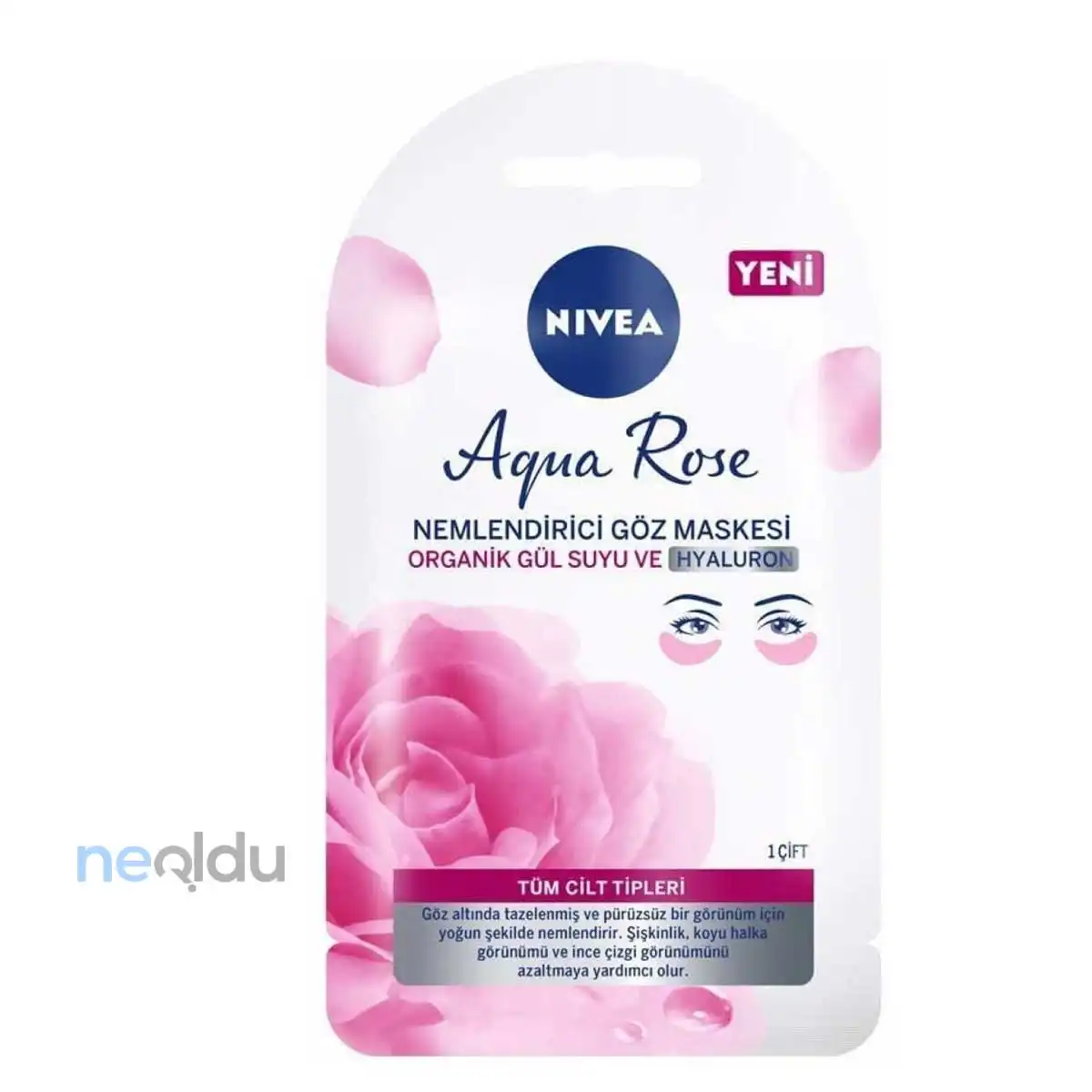 Nivea Aqua Rose Göz Maskesi