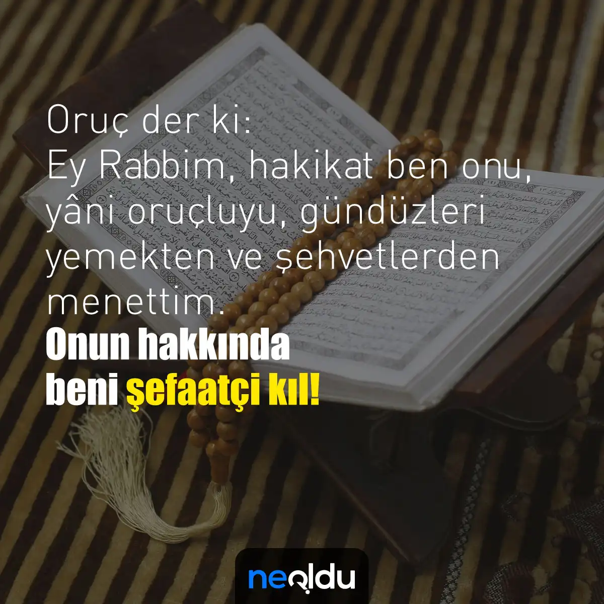 Manevi Oruç Sözleri