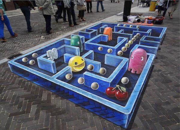 pacman sanat eseri