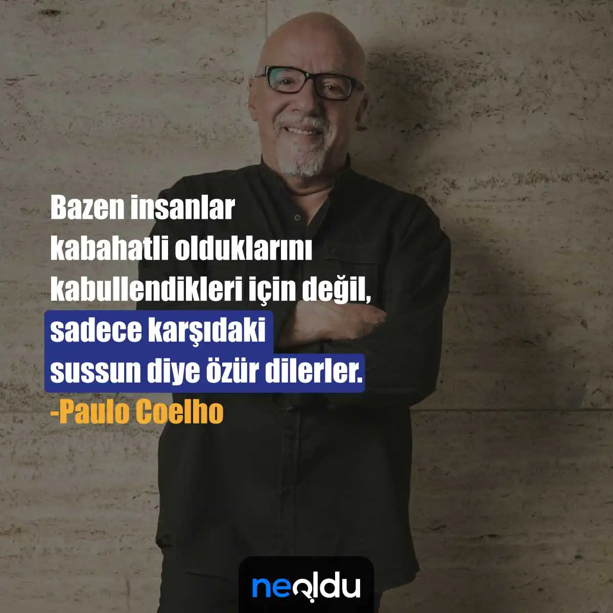 Paulo Coelho'nun ilham verici sözü