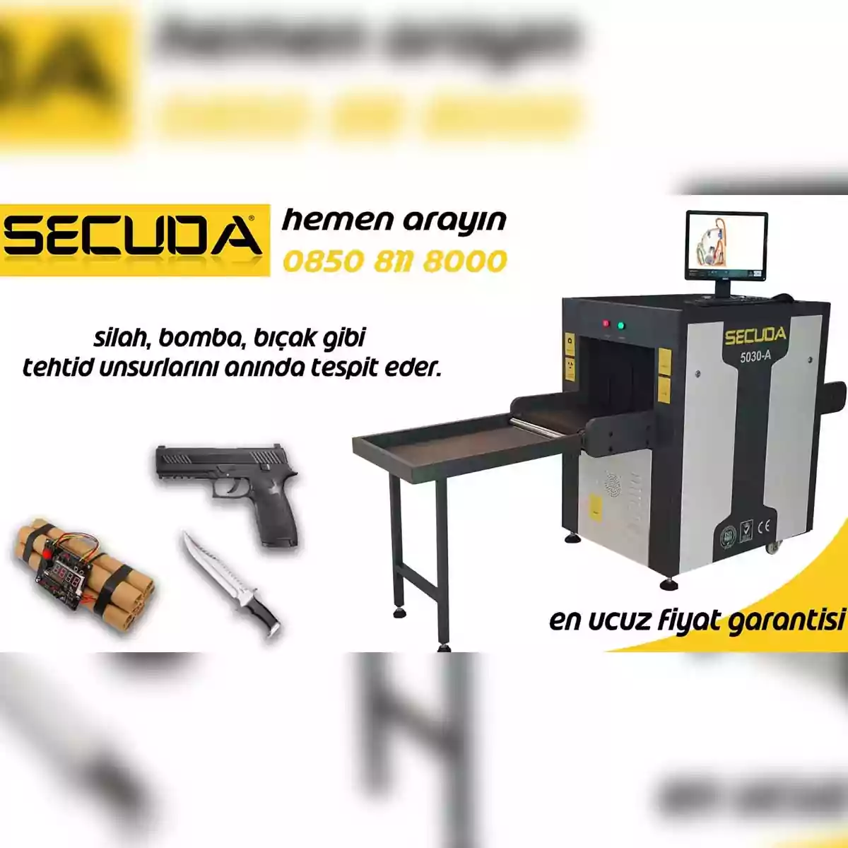 perkotek üst arama ve xray sistemleri