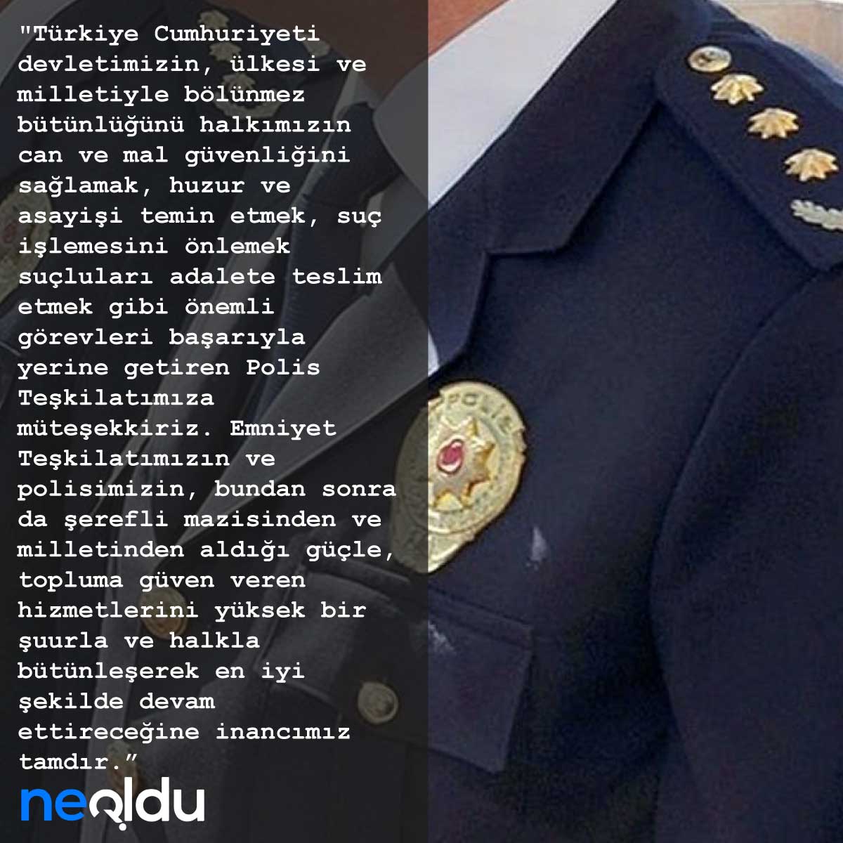 Polis Haftası Sözleri