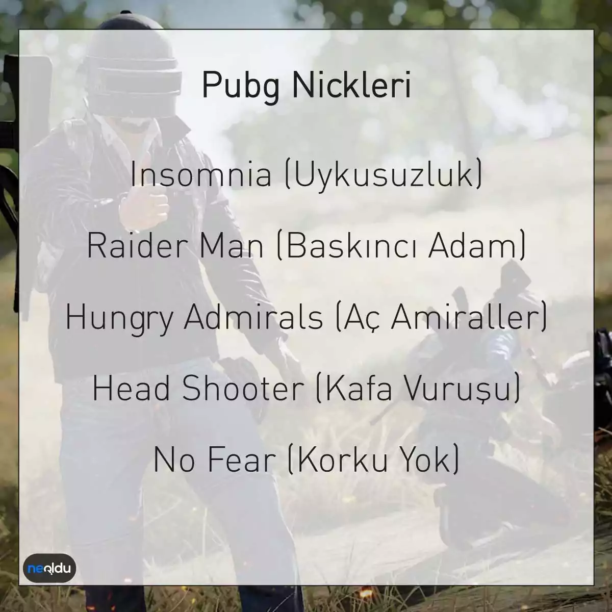 Pubg Nickleri Resimli