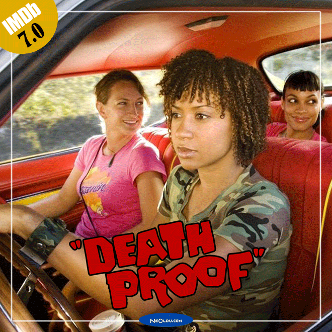 Dublör Mike karakterli Death Proof filminin görseli