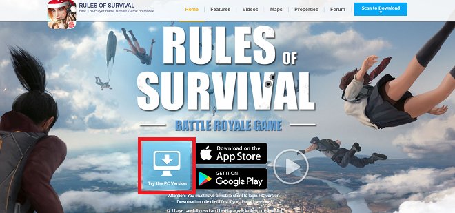 Rules Of Survival Bilgisayar-PC Sürümü İndirme